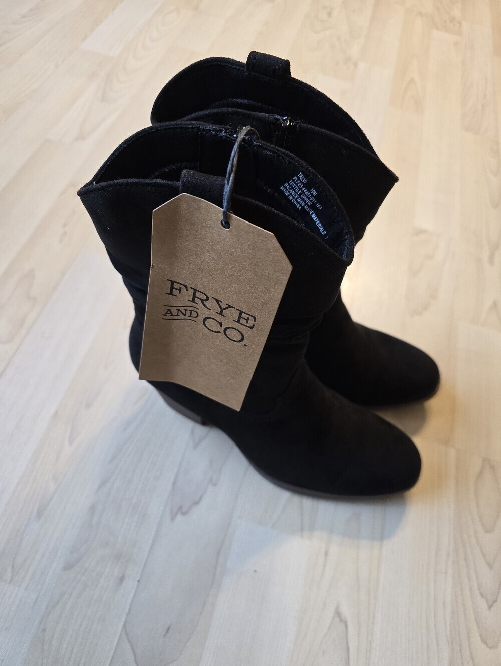 Frye And Co. Talvi Black Boots Size 10 NWT